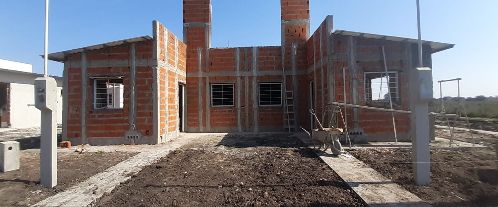 Tienen buen ritmo de avance las viviendas que se construyen en Concepción del Uruguay y Caseros