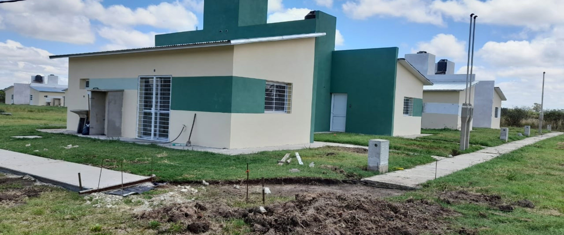 Con un gran grado de avance, se construyen viviendas en tres localidades entrerrianas